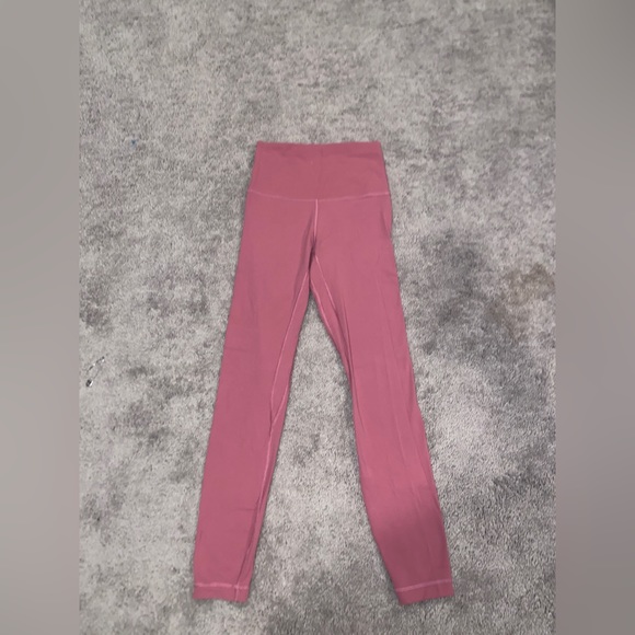 LULULEMON ALIGN 25” SIZE 2 MOSS ROSE - Picture 2 of 6